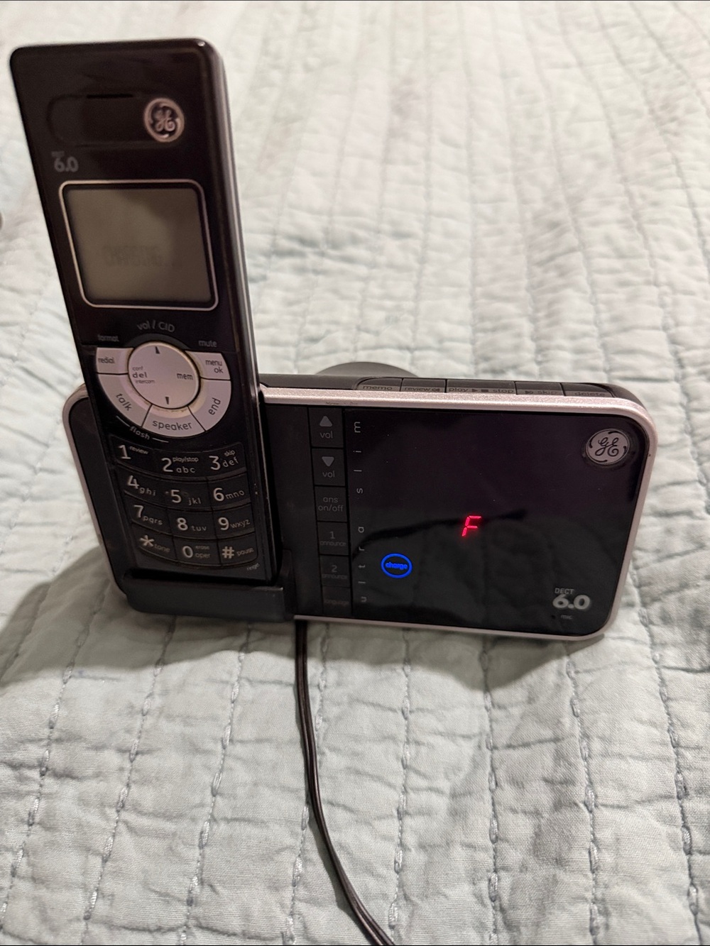 GE 6.0 Digital Ultra Slim Interference Free phone
Works great!


T-34